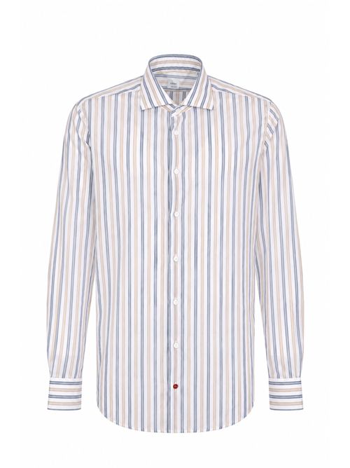 Camicia in cotone a righe Azzurro Carrel | 2305 50 425002